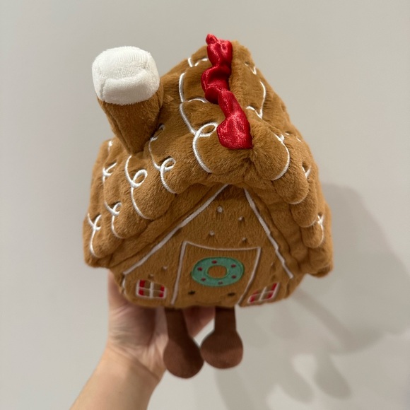 Jellycat Amuseables Gingerbread House NWT VHTF - Picture 2 of 5